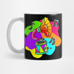 Neon Hippy 80s 90s Costume Retro Vintage Mug